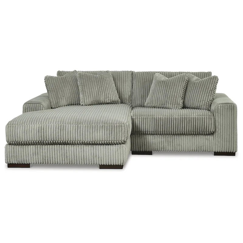 Signature Design by Ashley Lindyn 2-Piece Sectional Sofa with Chaise - Dimensions: 102W x 70D x 38H