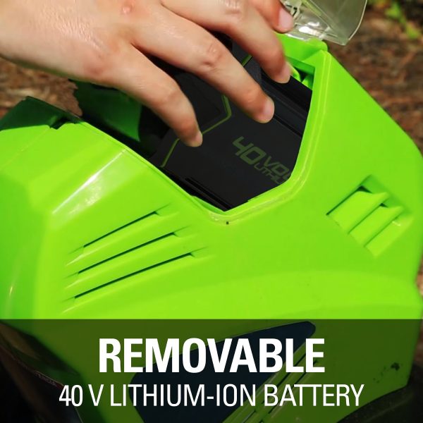 40V 10-inch Cordless Cultivator/Tiller with 40 Ah Battery and Charger, 27062