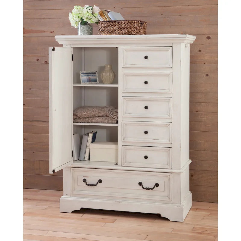 Lakewood Vintage-Inspired Gentleman's Chest of Drawers