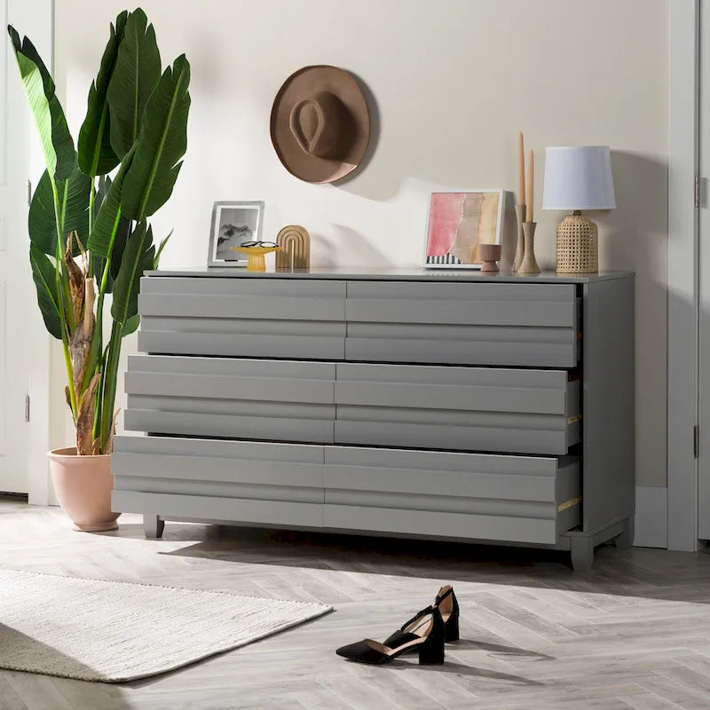 Middlebrook Modern Solid Wood 6-Drawer Chest