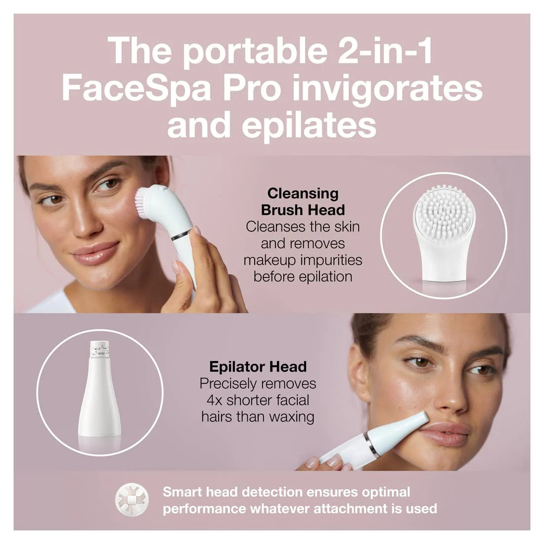 Braun Face Epilator Facespa Pro 910 for Women