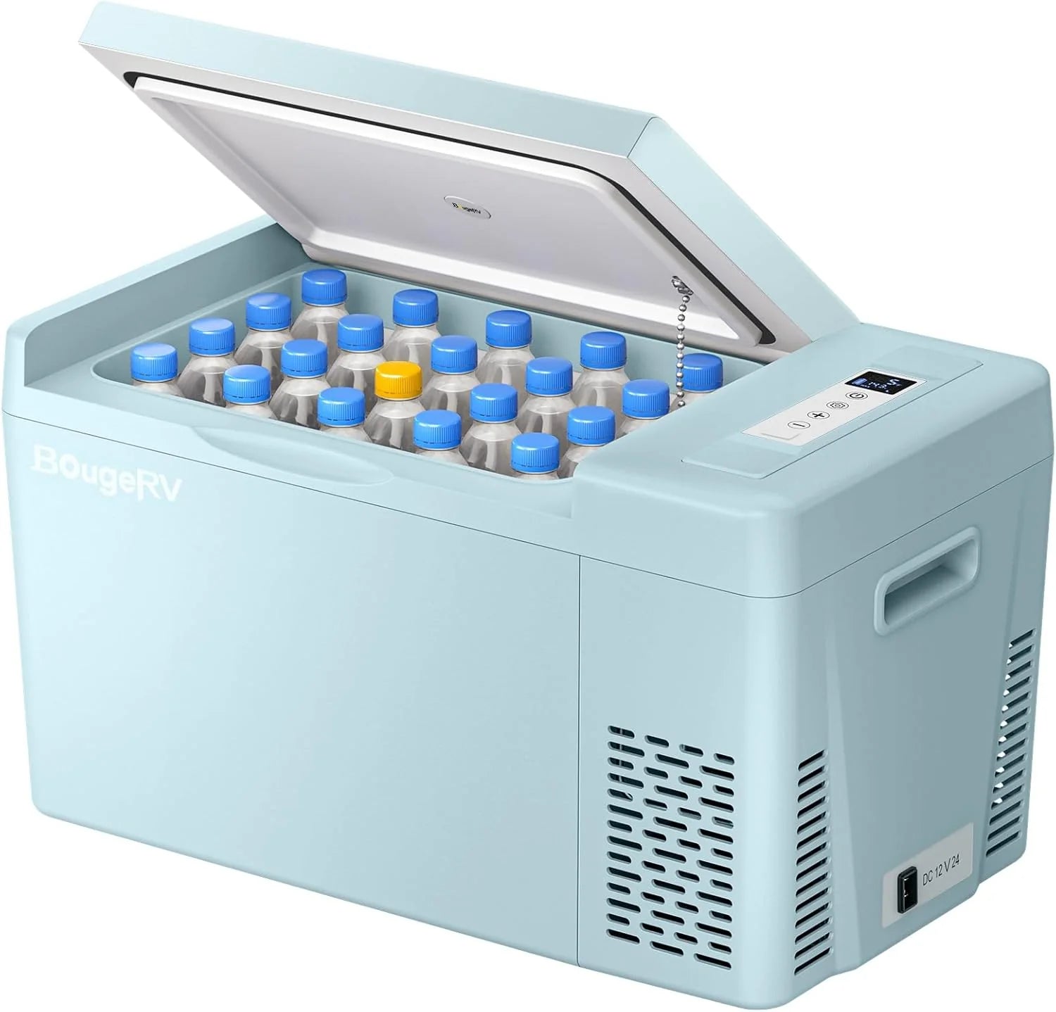 12 Volt Refrigerator 12V Car Fridge 23 Quart Portable Freezer Compressor Cooler 12/24V DC 110~240 Volt AC for Truck Van RV Camper SUV Travel Camping Road Trips Tailgating -7��~50��
