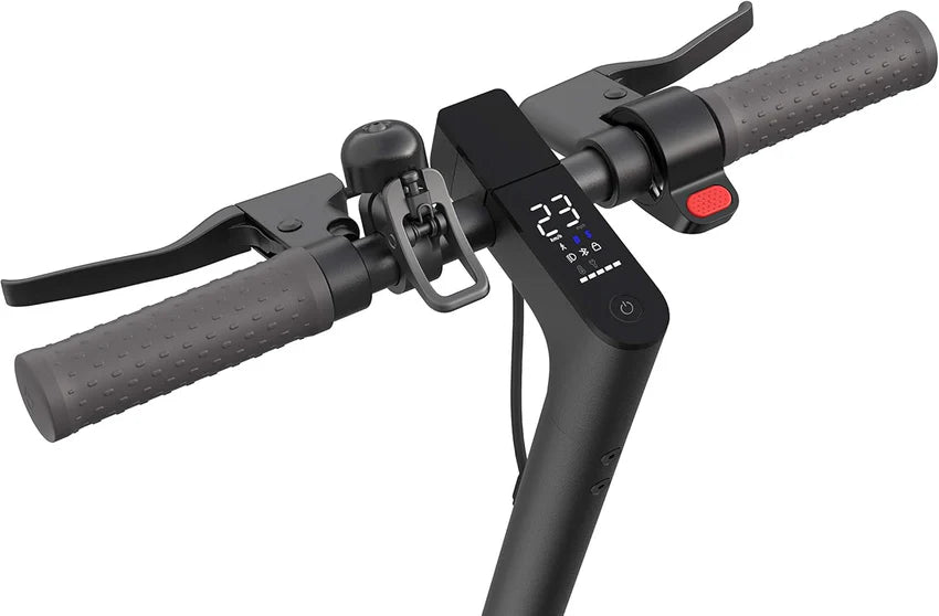 Xiaomi E-Scooter with German Road Legal (Max 20 km/h, Up to 70 km Range & 25 Percent Incline, Pneumatic Tyres, Dual Brakes, Display, Aluminium Body, App)