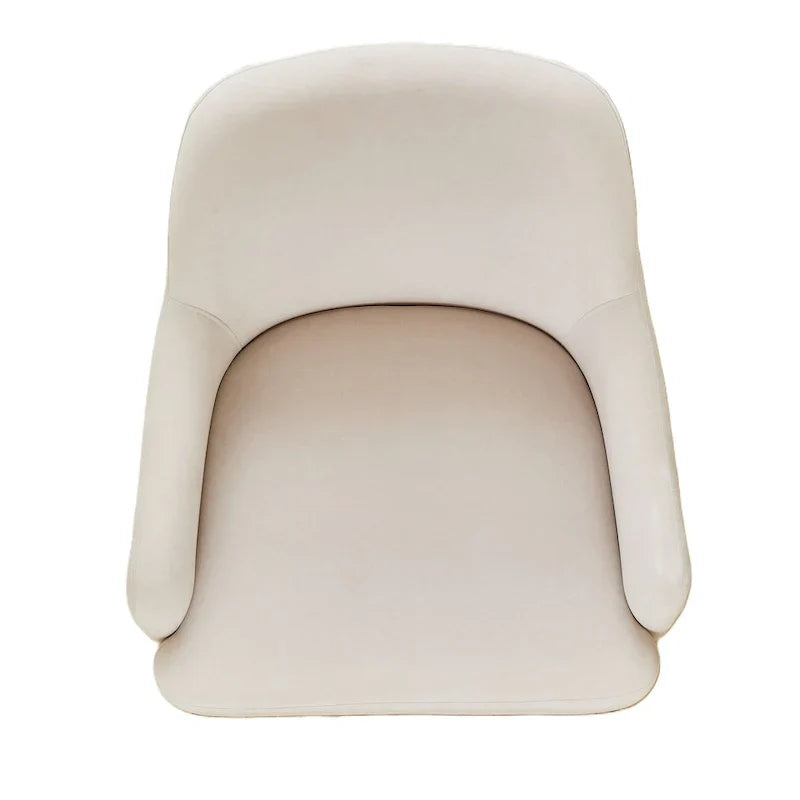 Mid-Century Velvet Accent Chair with Slope Arms