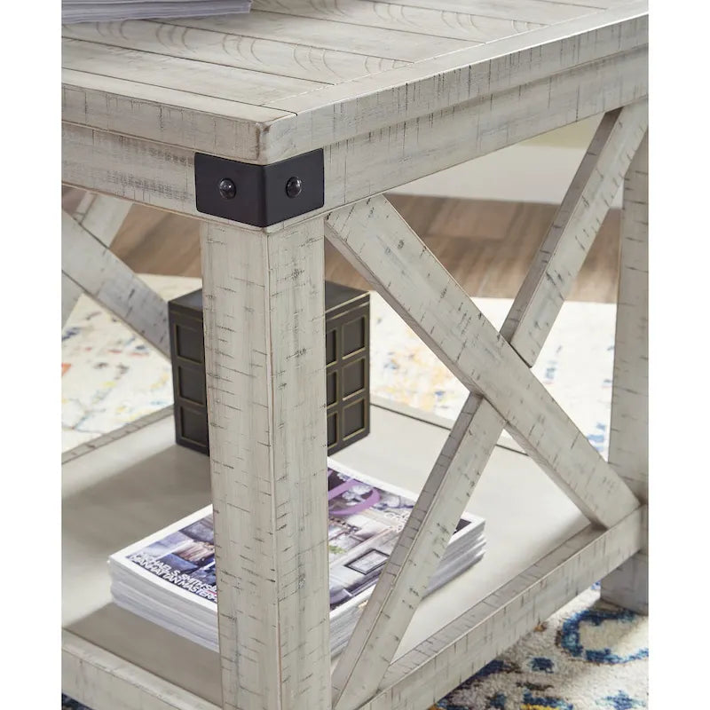Signature Design by Ashley Carynhurst 24" x 26" Rectangular End Table - 25" Height