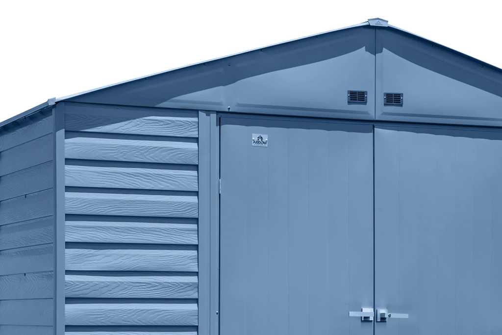 2025 Select Steel Storage Shed, 10x14, Blue Grey