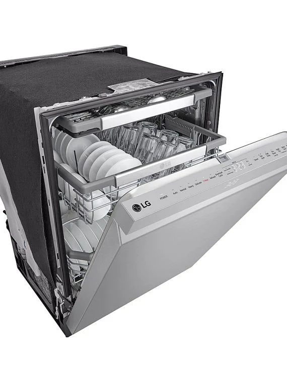2025 24′′ Top Control Smart Built-In Stainless Steel Tub Dishwasher with 3rd Rack, QuadWash Pro and 42dba – Stainless Steel