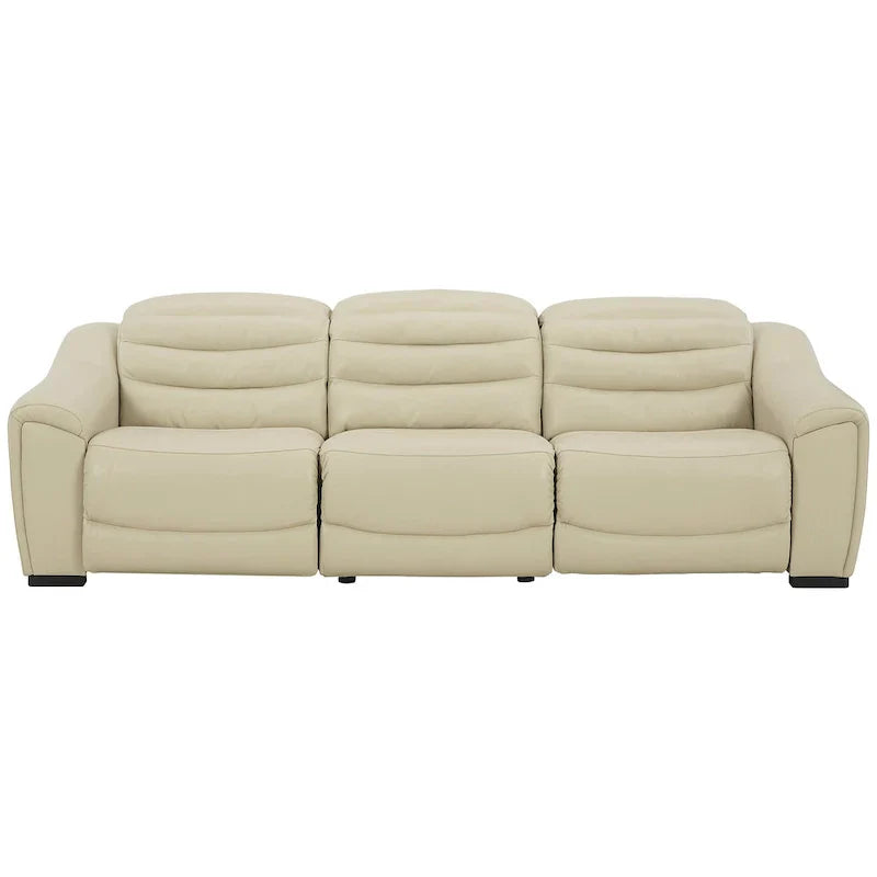 Signature Design by Ashley Center Line 3-Piece Power Reclining Sectional Sofa - Dimensions: 110.5"W x 40"D x 35"H