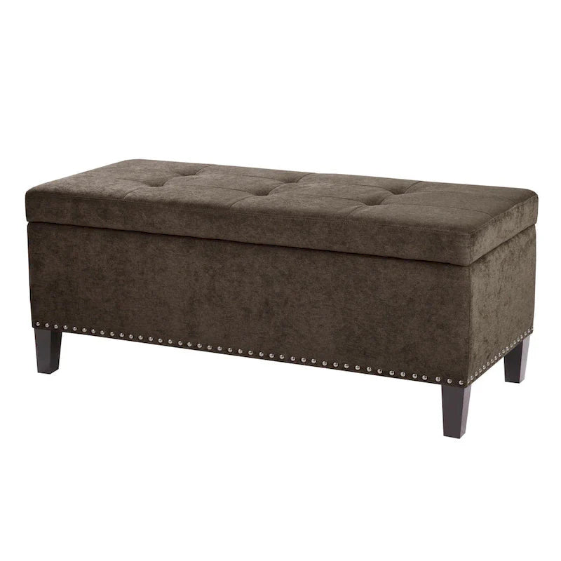Madison Park Shandra II Tufted Soft Close Storage Bench