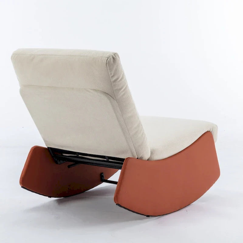 GDFStudio Contemporary Rocking Recliner with Footrest