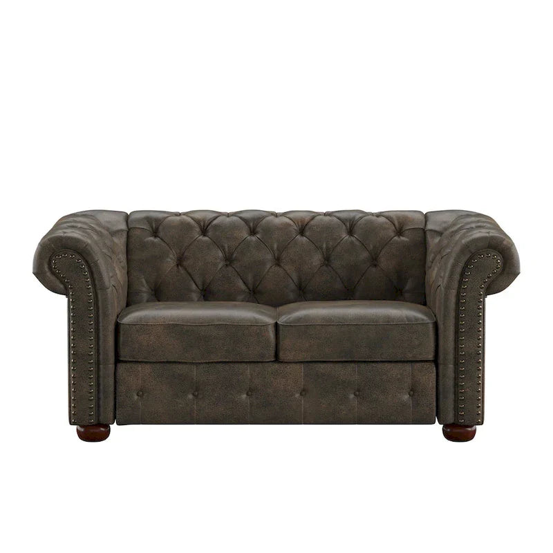 iNSPIRE Q Artisan Knightsbridge Tufted Chesterfield Loveseat