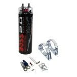 12-inch car subwoofer with 1200W and 1100W amplifier including kit and capacitor