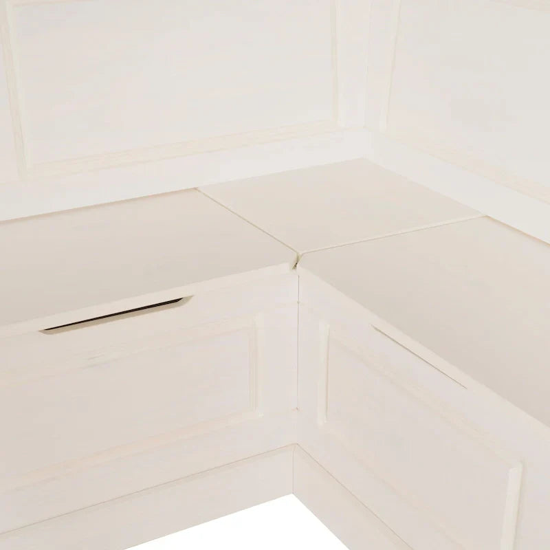 Josie White Corner Dining Nook