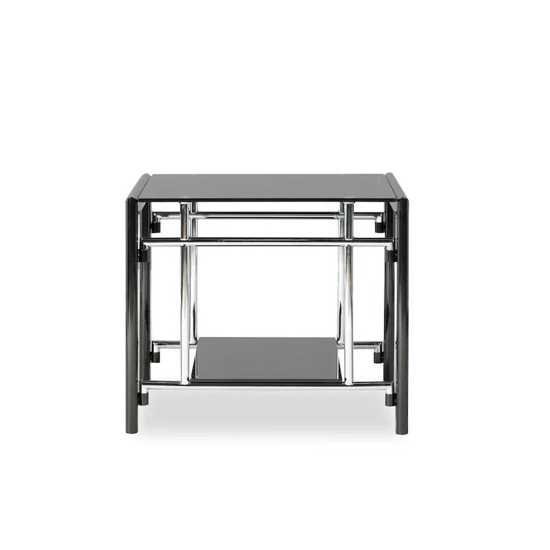 Jackie Black Accent Side Table