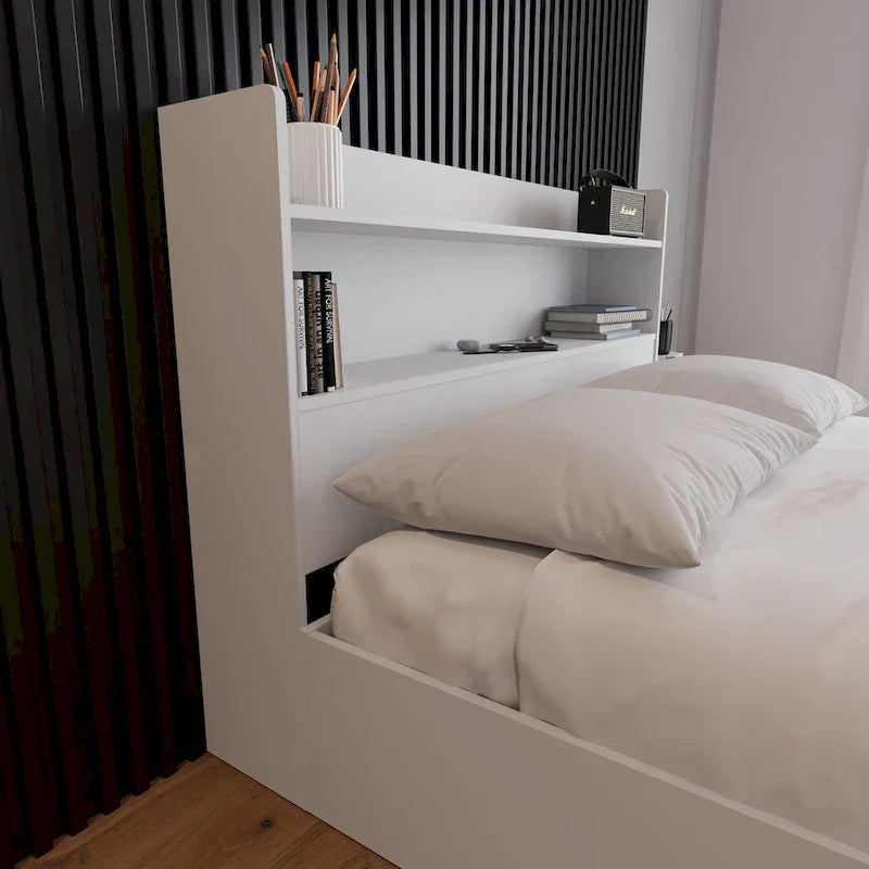 Hunter Headboard with Built-In Bookcase