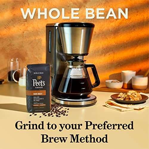 2025 Peet’s Coffee  Medium Roast Whole Bean Coffee – Big Bang 63 Ounces (6 Bags of 10.5 Ounces)