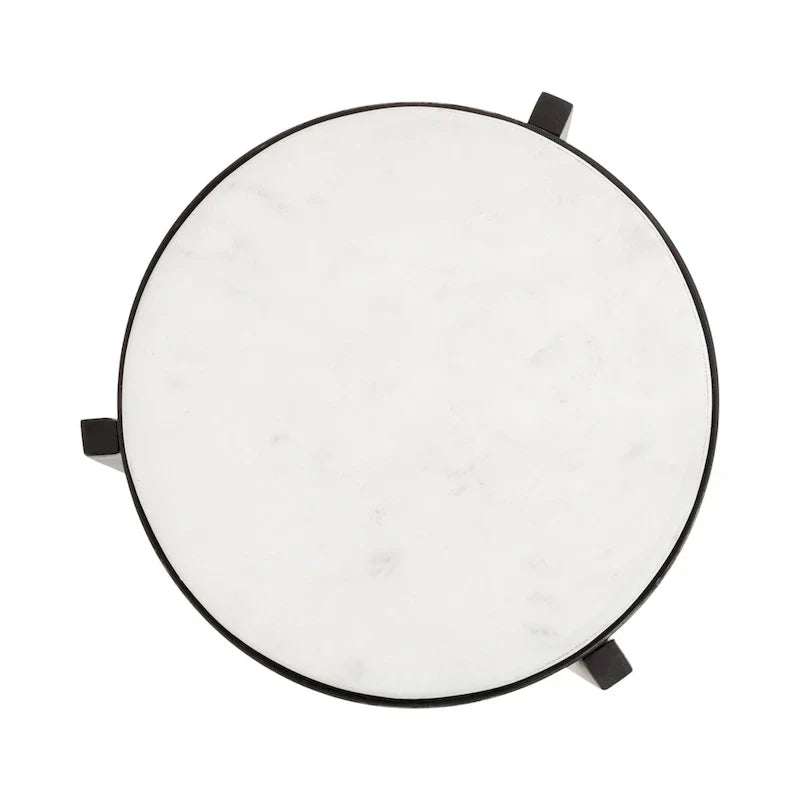 Kate and Laurel Aguilar Glamorous Drink Table - 9x9x23 Inches