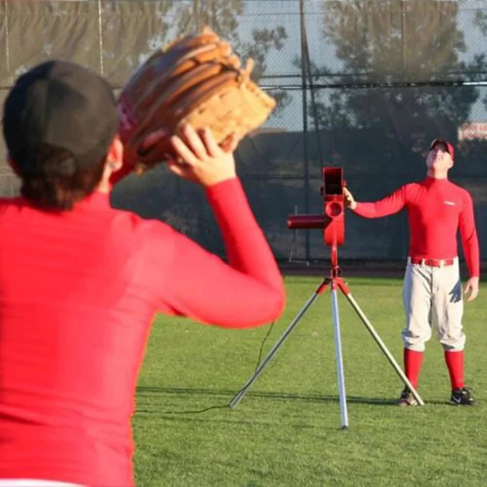 Sports Softball Pitching Machine with 9 Ball Automatic Feeder