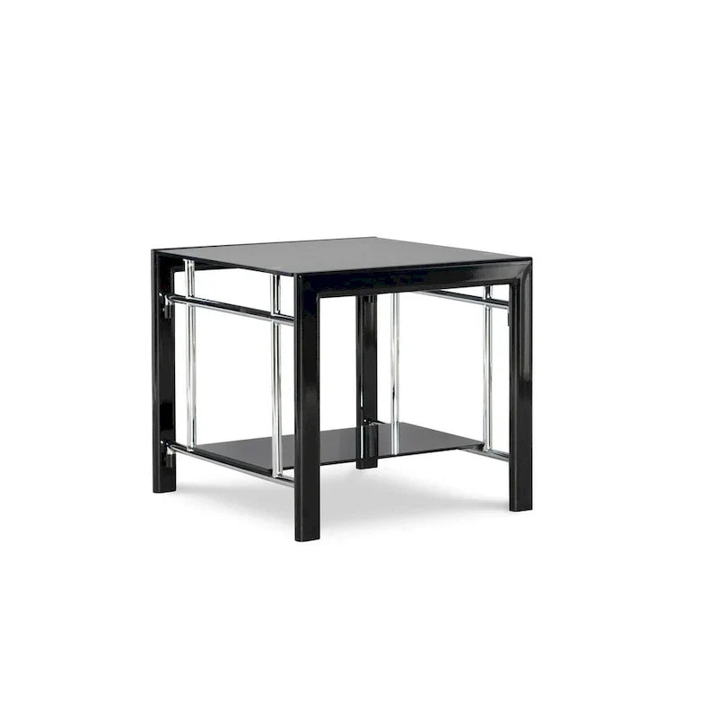Jackie Black Accent Side Table