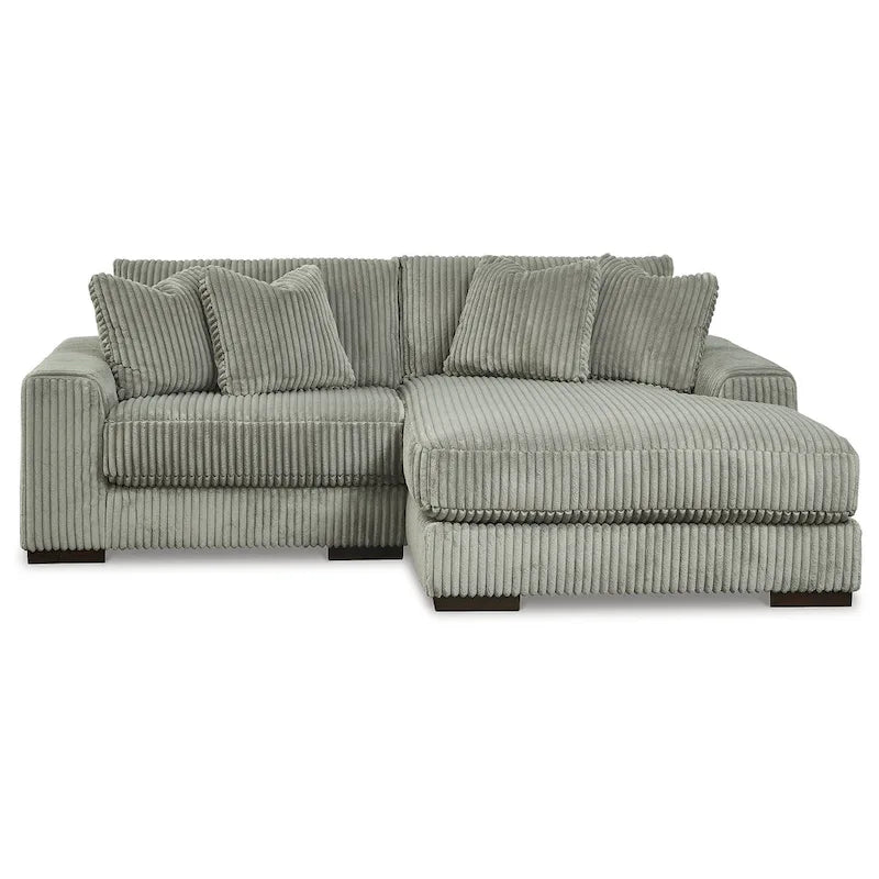 Signature Design by Ashley Lindyn 2-Piece Sectional Sofa with Chaise - Dimensions: 102W x 70D x 38H