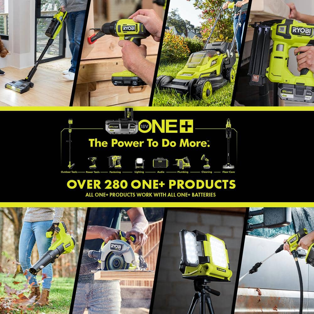 ONE+ 18V Lithium-Ion Cordless 3 Gal. Project Wet/Dry Vacuum with Accessory Storage, 4.0 Ah Battery, and Charger P3240KN