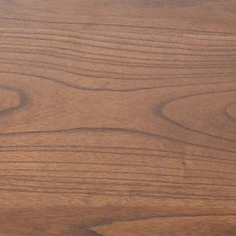 Salvatore Mid-Century Modern Walnut Brown Wood Platform Bed