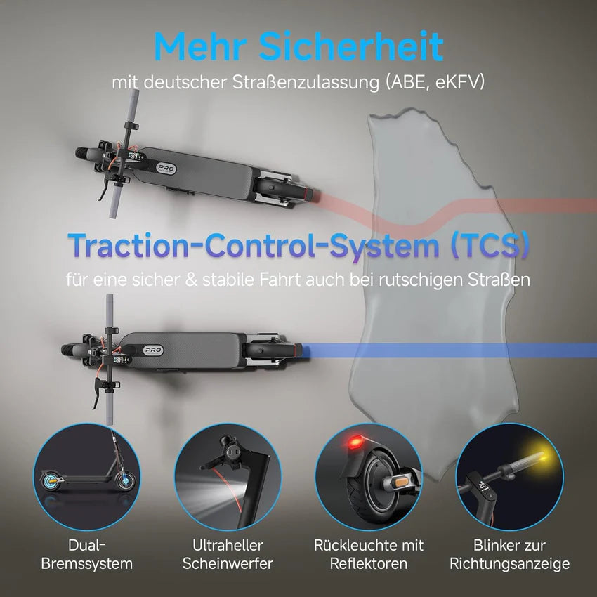 Xiaomi E-Scooter with German Road Legal (Max 20 km/h, Up to 70 km Range & 25 Percent Incline, Pneumatic Tyres, Dual Brakes, Display, Aluminium Body, App)