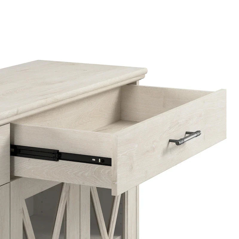 Lennox 60-Inch Buffet Cabinet with Drawers by Bush Furniture