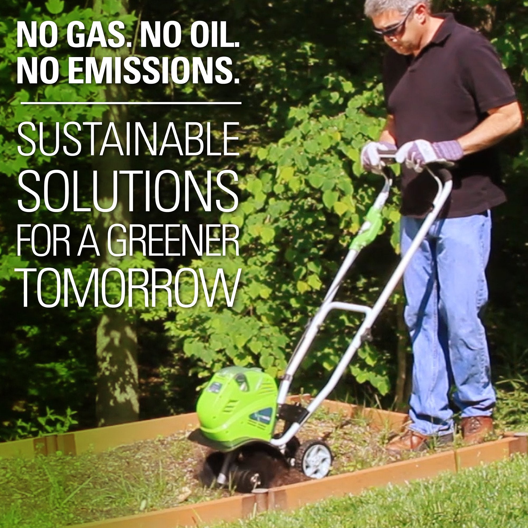 40V 10-inch Cordless Cultivator/Tiller with 40 Ah Battery and Charger, 27062