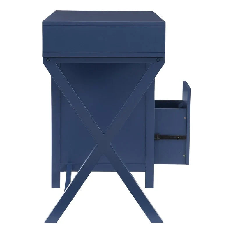 Linon Poppy Side Storage Writing Desk