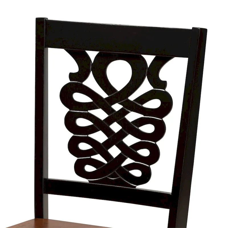 Gervais Modern Transitional 2-Piece Dining Chair Set