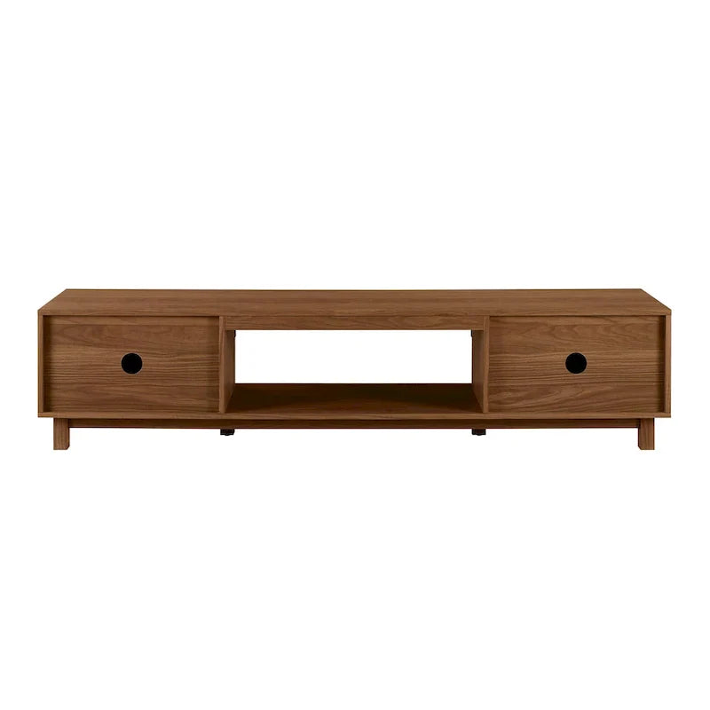 Middlebrook Designs Contemporary 70-Inch TV Stand with Fluted Doors