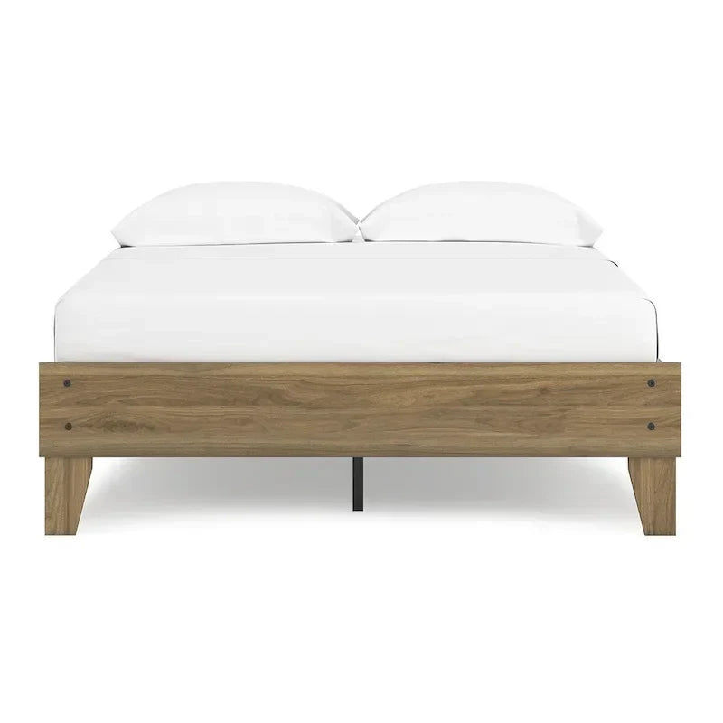 Signature Design by Ashley Deanlow Honey Wood Platform Bed