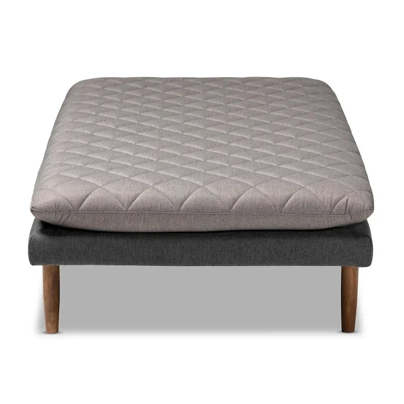 Marit Upholstered Wood Daybed in Mid-Century Modern Style