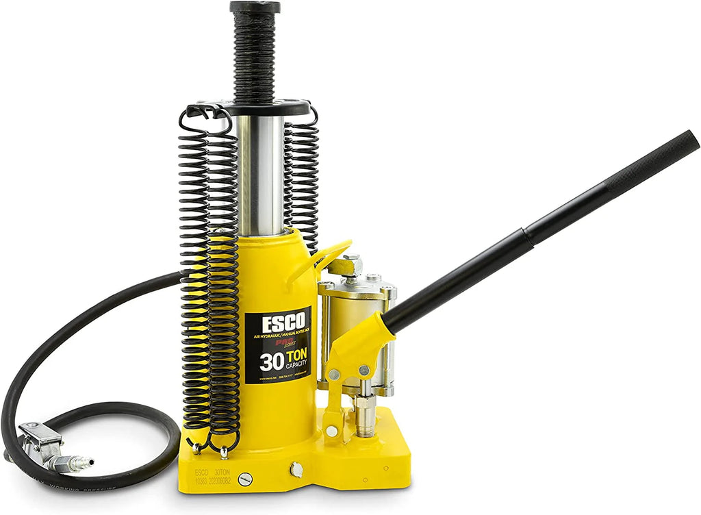 30 Ton Pro Series Air Hydraulic Bottle Jack �� Heavy Duty Lifting for Automotive and Industrial Use