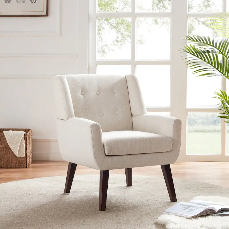 HUIMO Set of 2 Modern Tufted Accent Chair