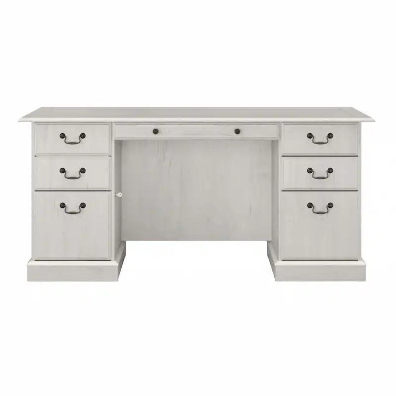 Saratoga Executive Desk with Drawers and Storage by Bush Furniture
