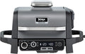 Ninja Woodfire Electric BBQ & Smoker with Air Fryer, Portable Outdoor Grill, Cool Grey