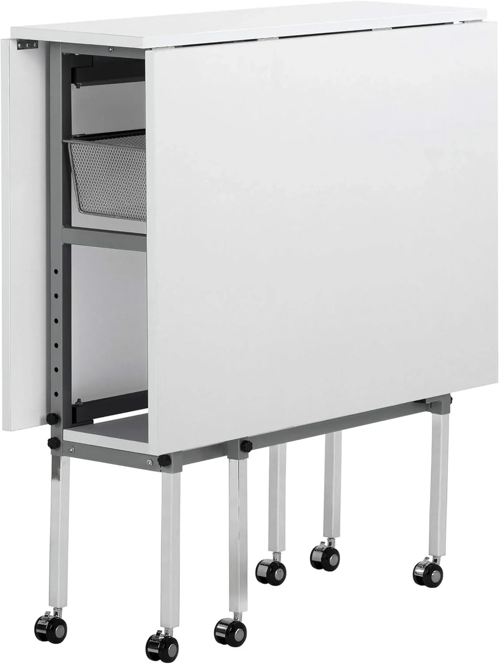 Sew Ready Hobby Cutting Table, 58.75"x36.5", White/Silver