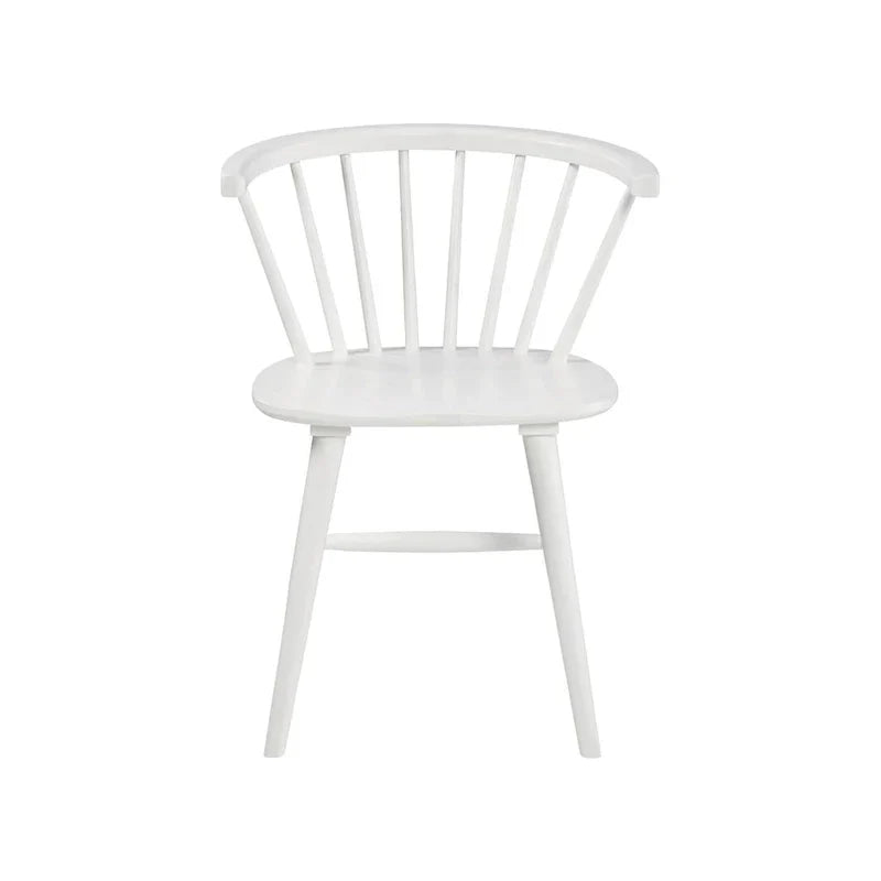 Signature Design by Ashley Grannen White Solid Wood Dining Chair Set (2 Chairs) - Dimensions: 22W x 21D x 30H