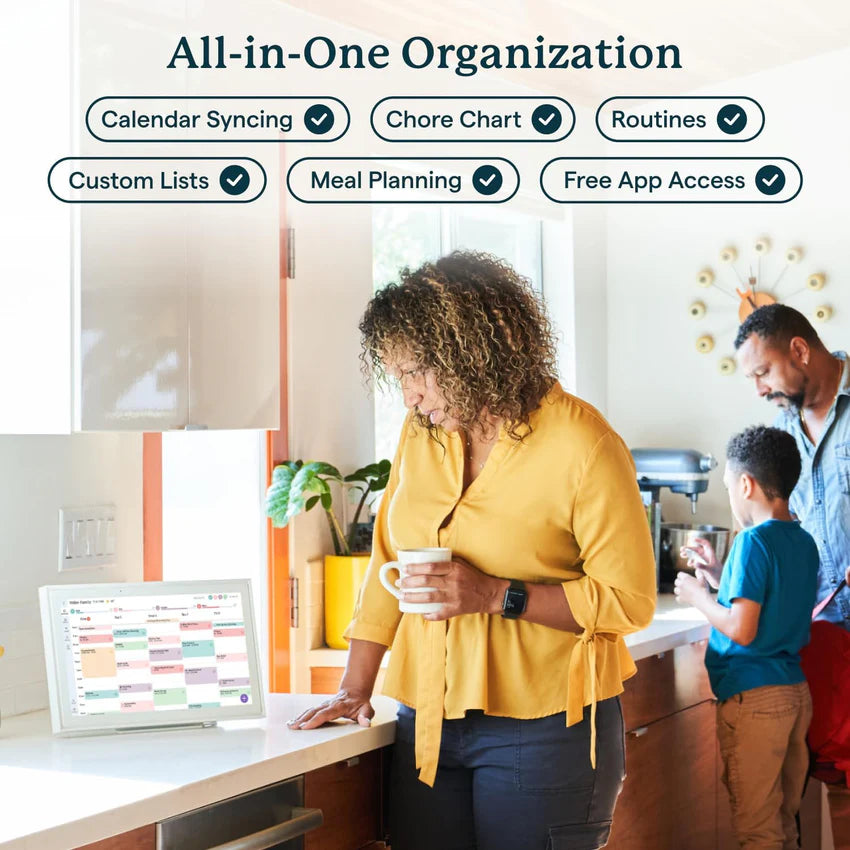 15-Inch Digital Wall Planner & Chore Chart 2025