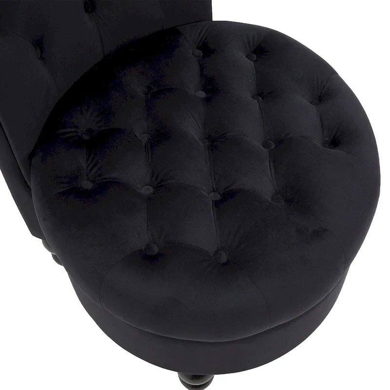 AVAWING Set of 2 Throne Royal Chair Thick Padding and Rubberwood Legs