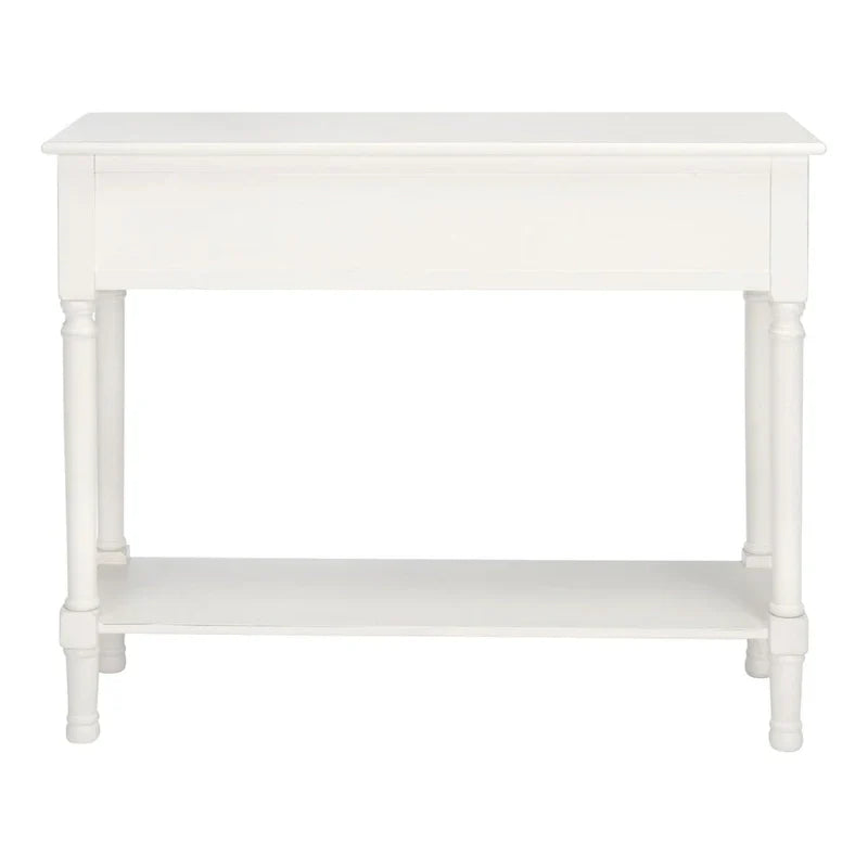 SAFAVIEH Leonia Console Table with 2 Drawers - Dimensions: 35.5" W x 13" L x 29.5" H