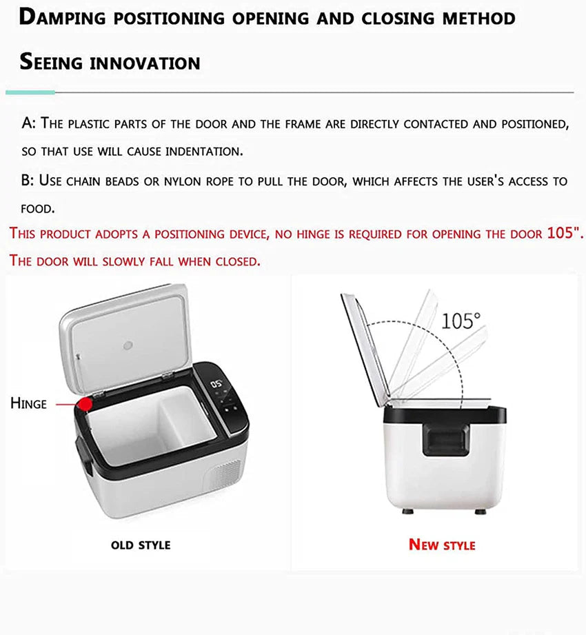 Portable Freezer 12 24V Car Refrigerator 18 25L Fridge Portable Freezer