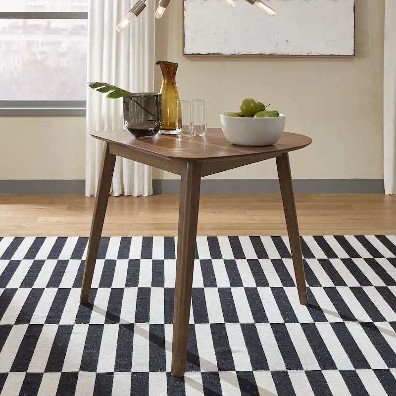 Satin Walnut Triangle Table by Space Savers