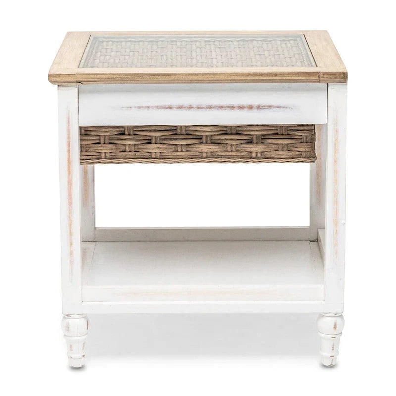 Island Breeze Single-Basket Side Table