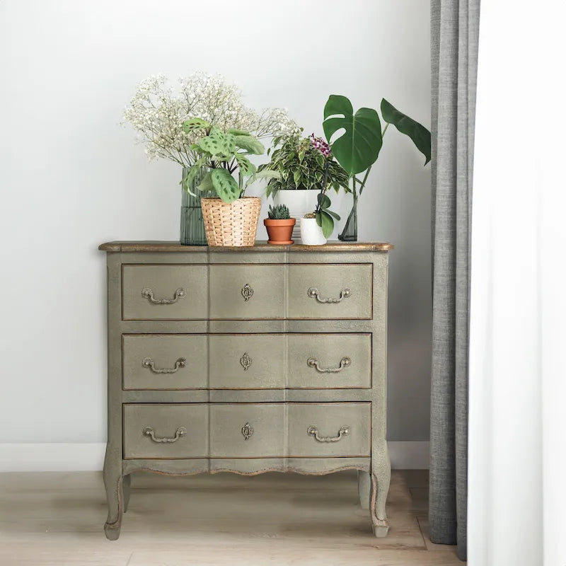 Rustic 3-Drawer Dresser with Distressed Finish