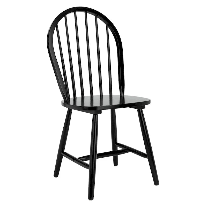 Set of 2 SAFAVIEH Delcie Oval Back Spindle Dining Chairs - Dimensions: 17.9" x 19.7" x 37"