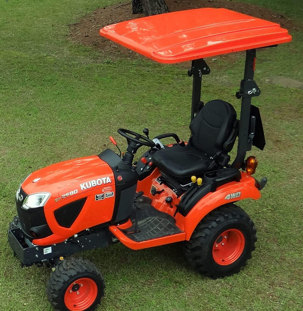Kubota Tractor Canopy 45′′x50′′ Orange – Fits Various ROPS, Made in USA