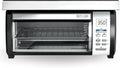 BLACK+DECKER SpaceMaker Under-Counter Toaster Oven, Digital Controls, Black/Stainless Steel, Fits 9测 Pizza, TROS1000D